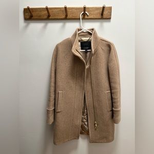J.Crew Cocoon Coat in Italian Stadium-Cloth Wool